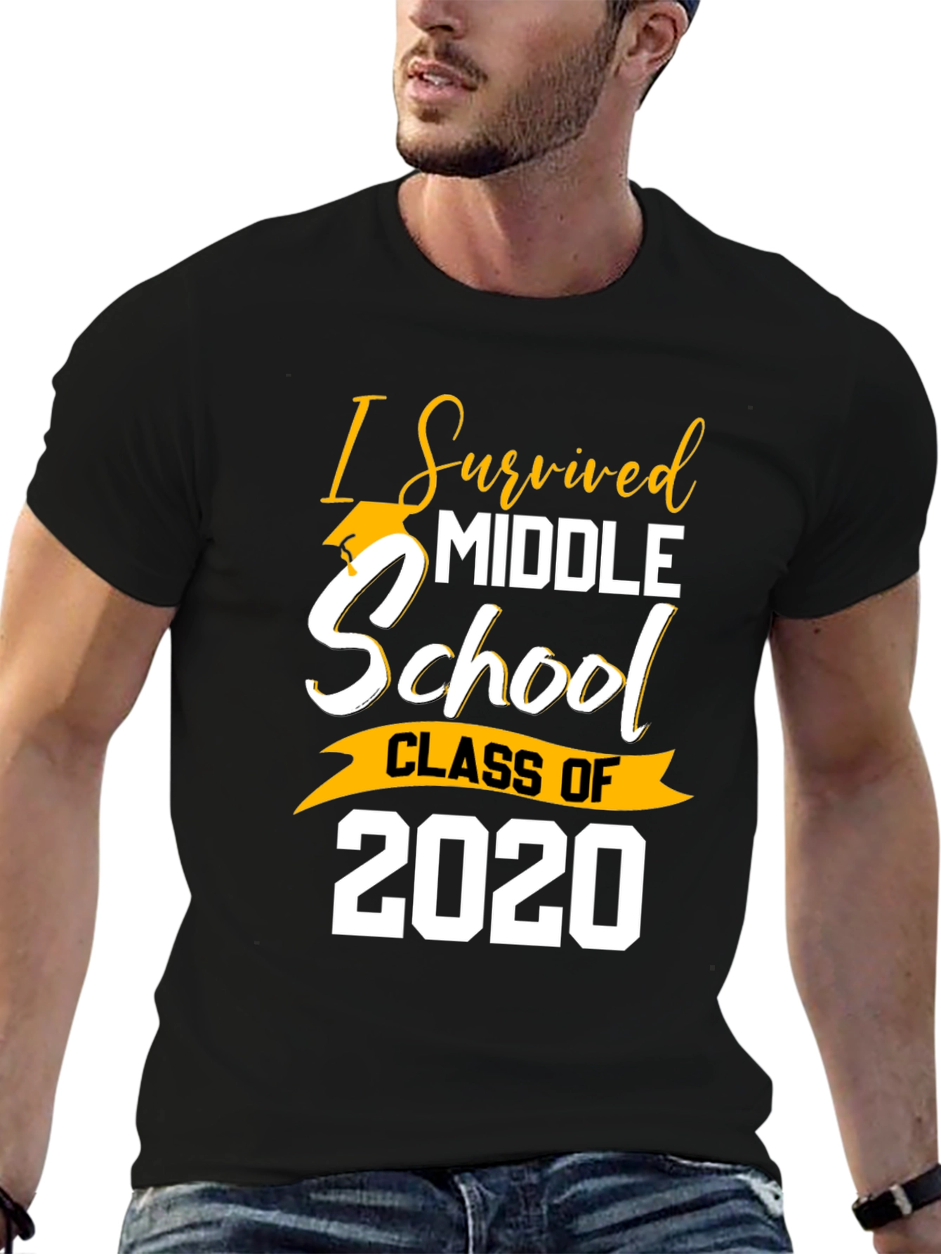 I Survived Middle School Class of 2020 Graduation T-Shirt