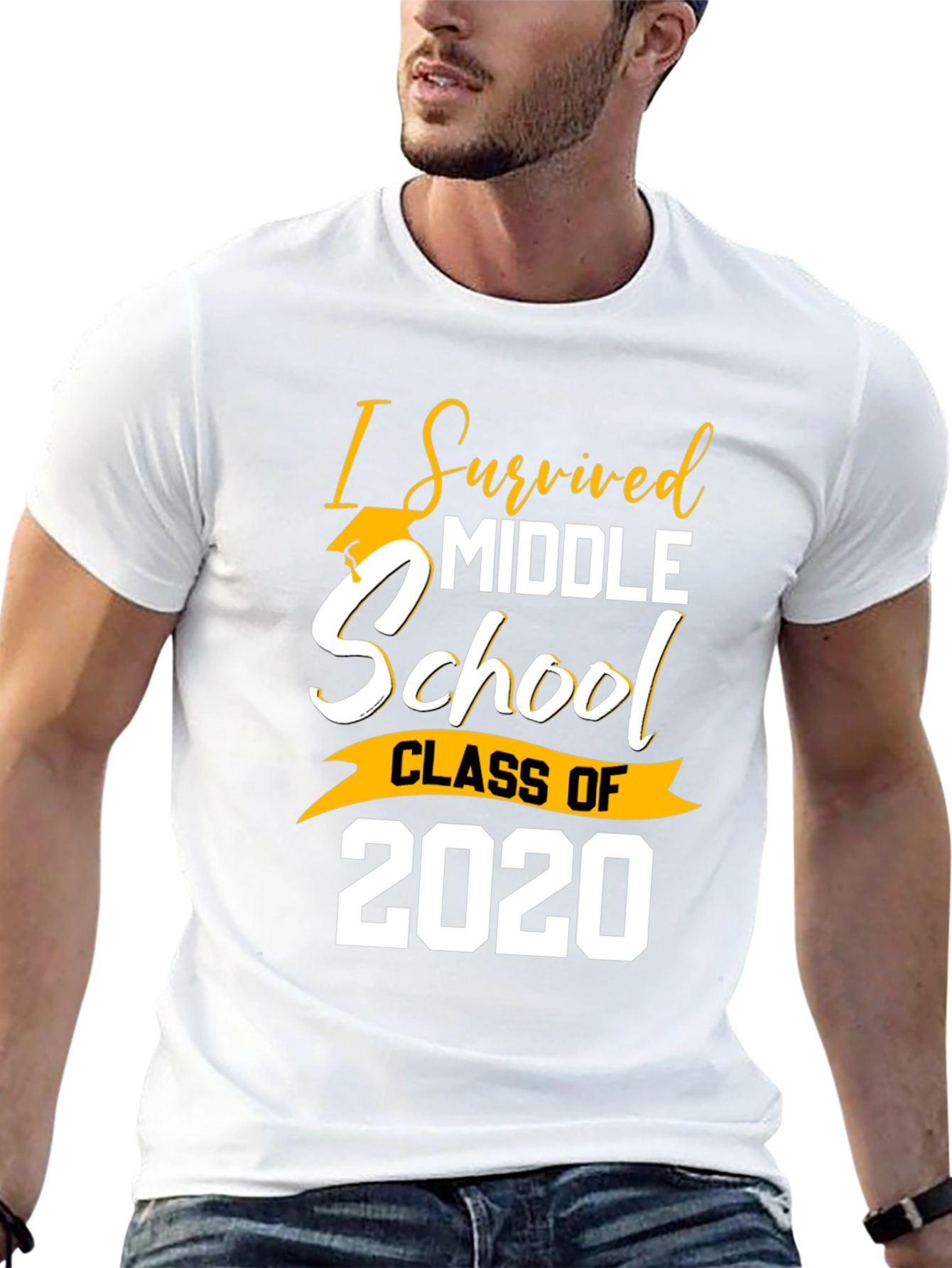 I Survived Middle School Class of 2020 Graduation T-Shirt