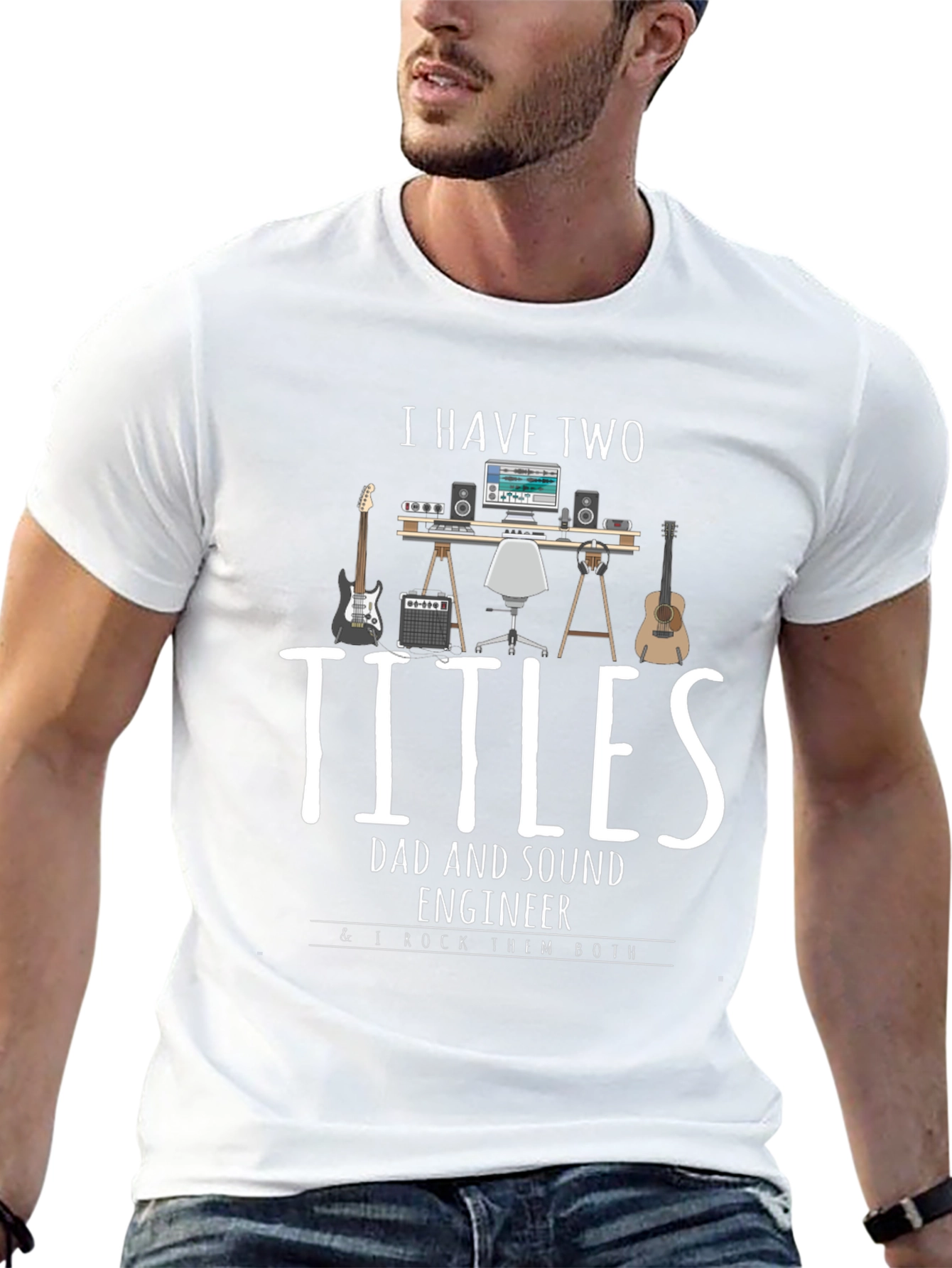 Dad and Sound Engineer T-Shirt