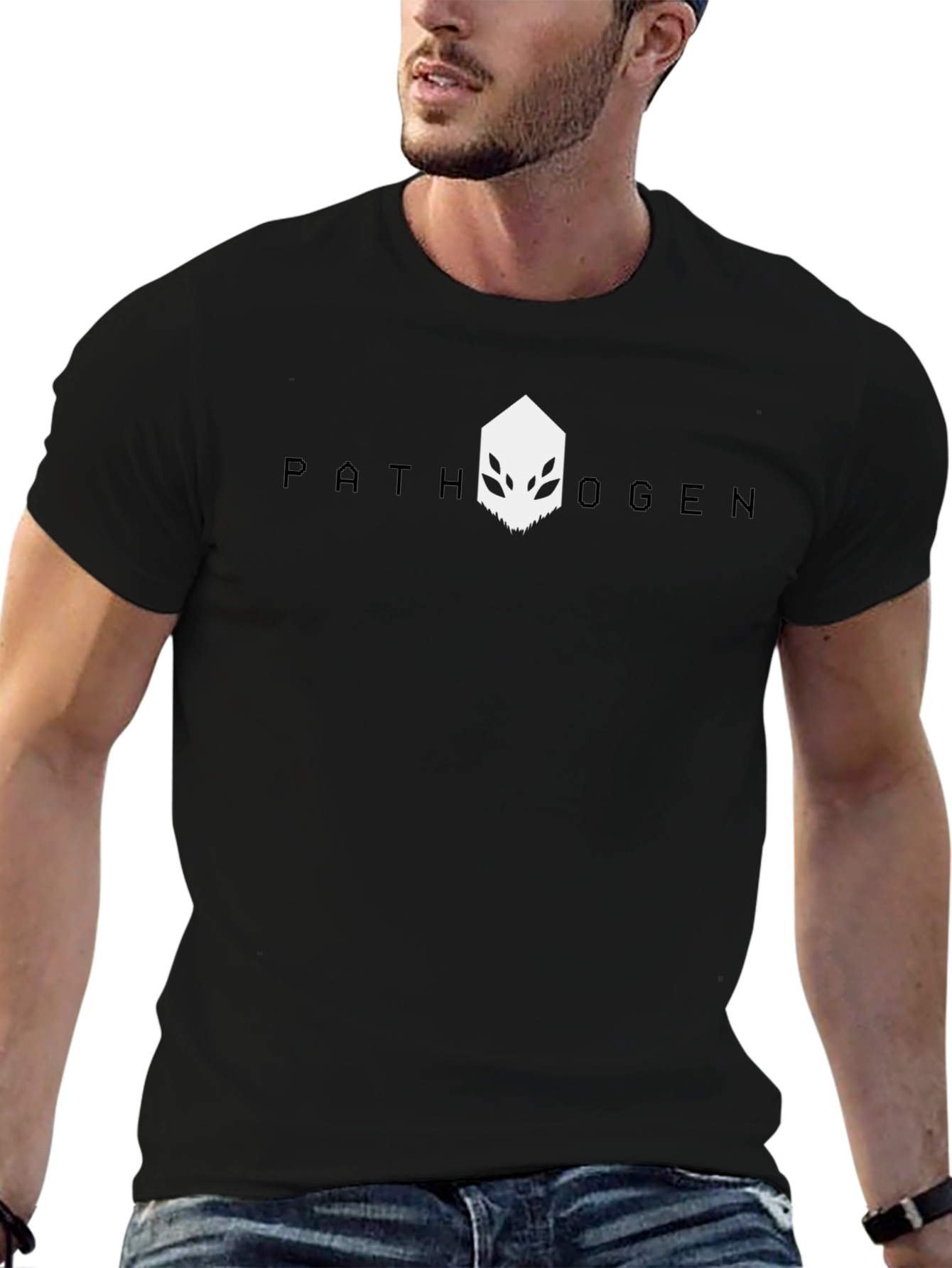 Pathogen Graphic T-Shirt - Mens Black Tee