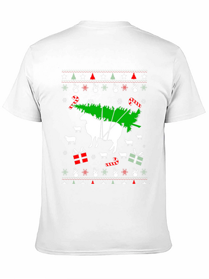 Festive Sheep Christmas Tree T-Shirt