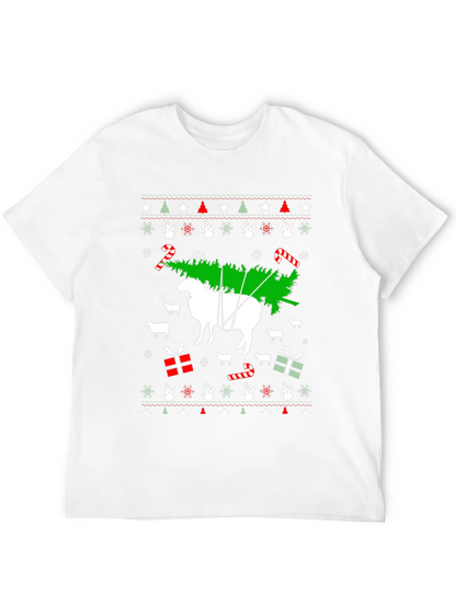 Festive Sheep Christmas Tree T-Shirt
