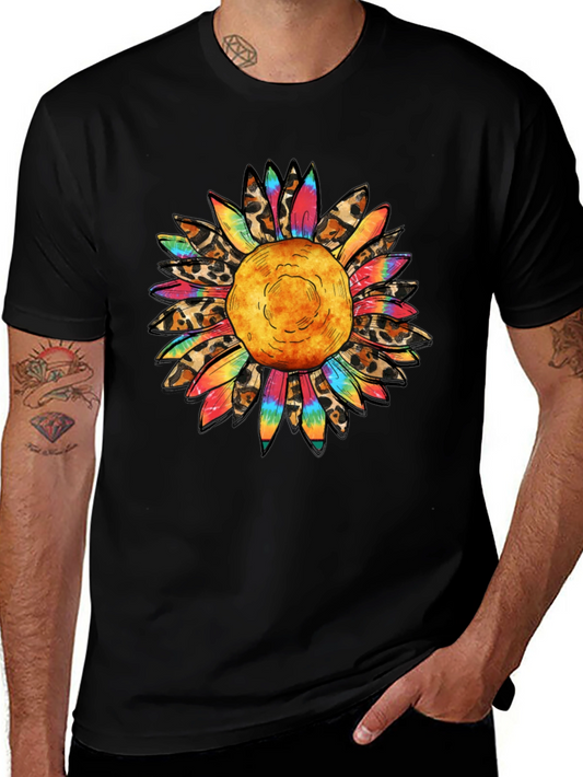 Sunflower Graphic Tee - Mens Black T-Shirt