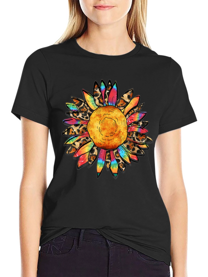 Sunflower Graphic Tee - Mens Black T-Shirt