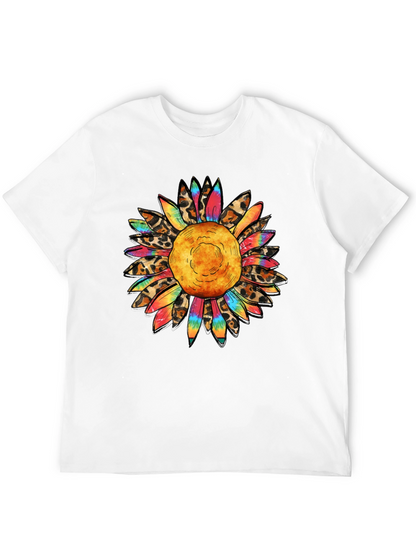 Sunflower Graphic Tee - Mens Black T-Shirt