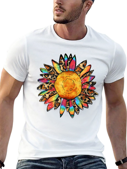 Sunflower Graphic Tee - Mens Black T-Shirt