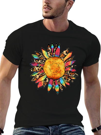 Sunflower Graphic Tee - Mens Black T-Shirt