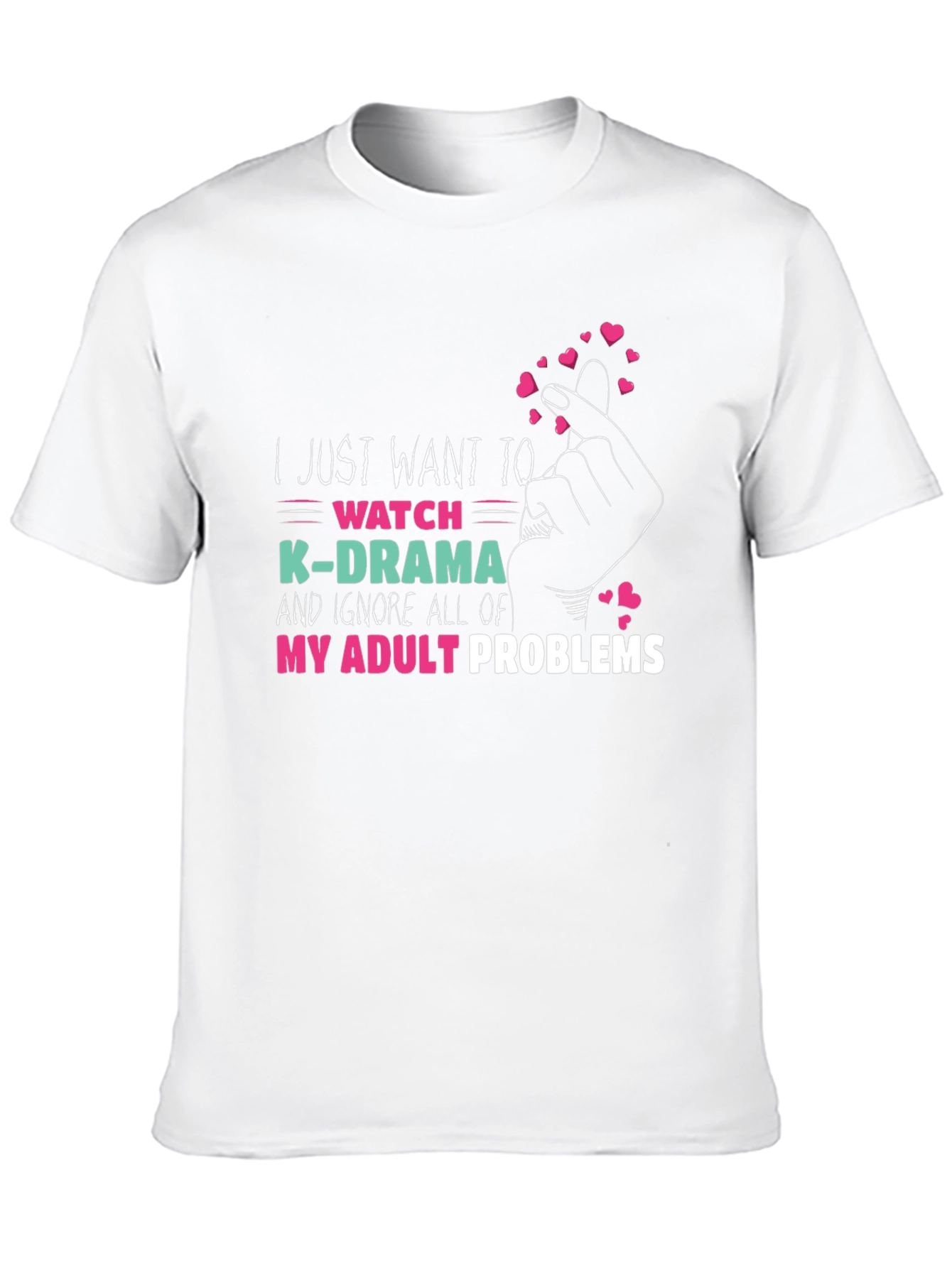 K-Drama Adult Problems T-Shirt - Funny Tee