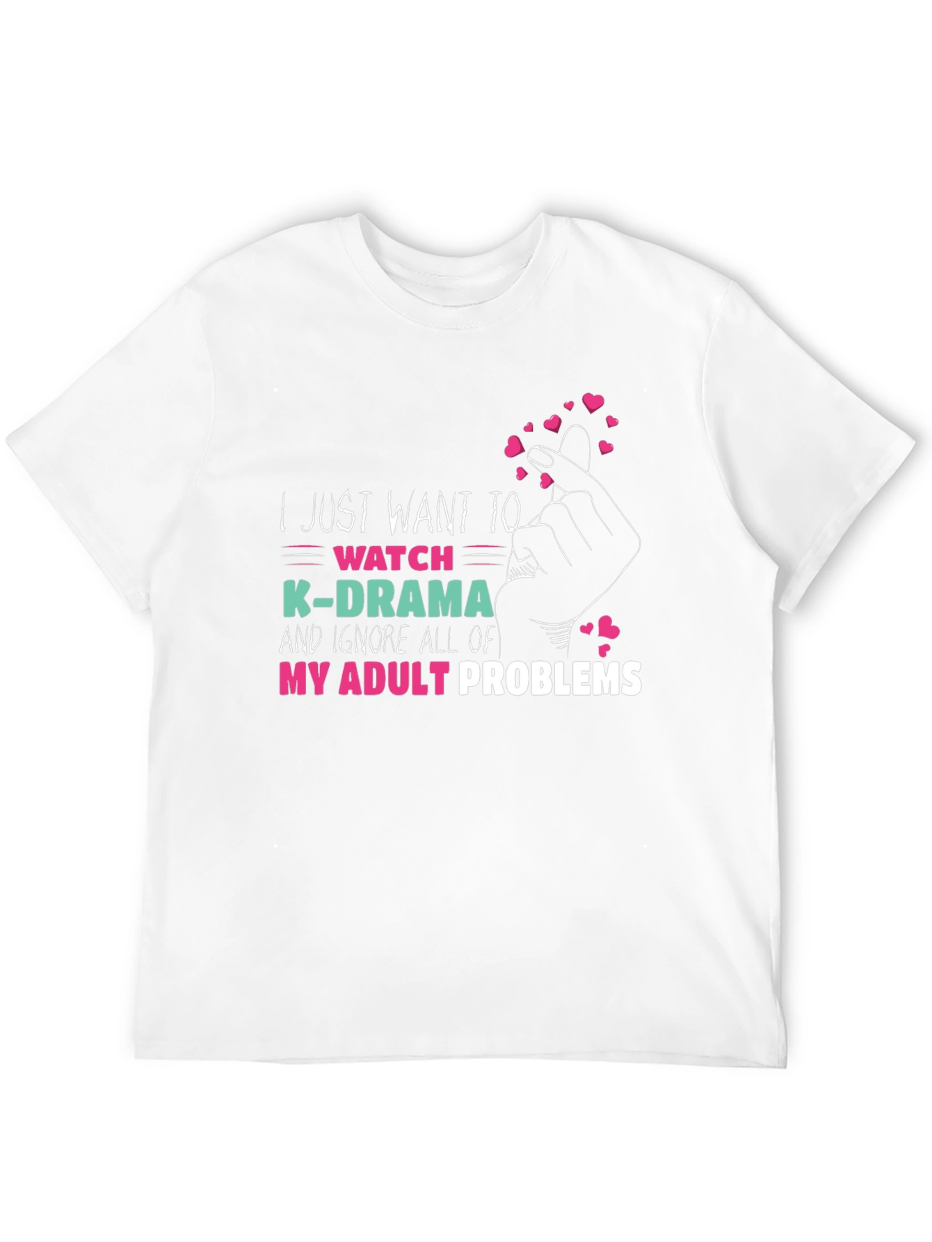 K-Drama Adult Problems T-Shirt - Funny Tee