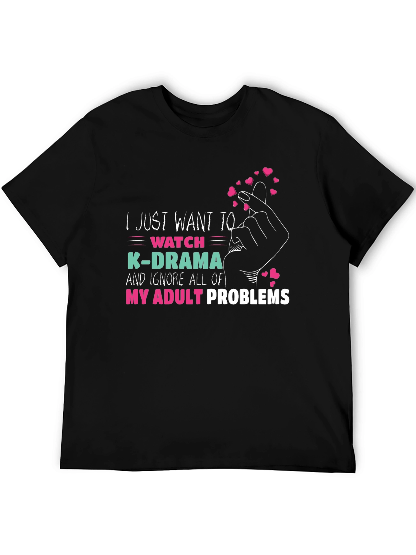 K-Drama Adult Problems T-Shirt - Funny Tee