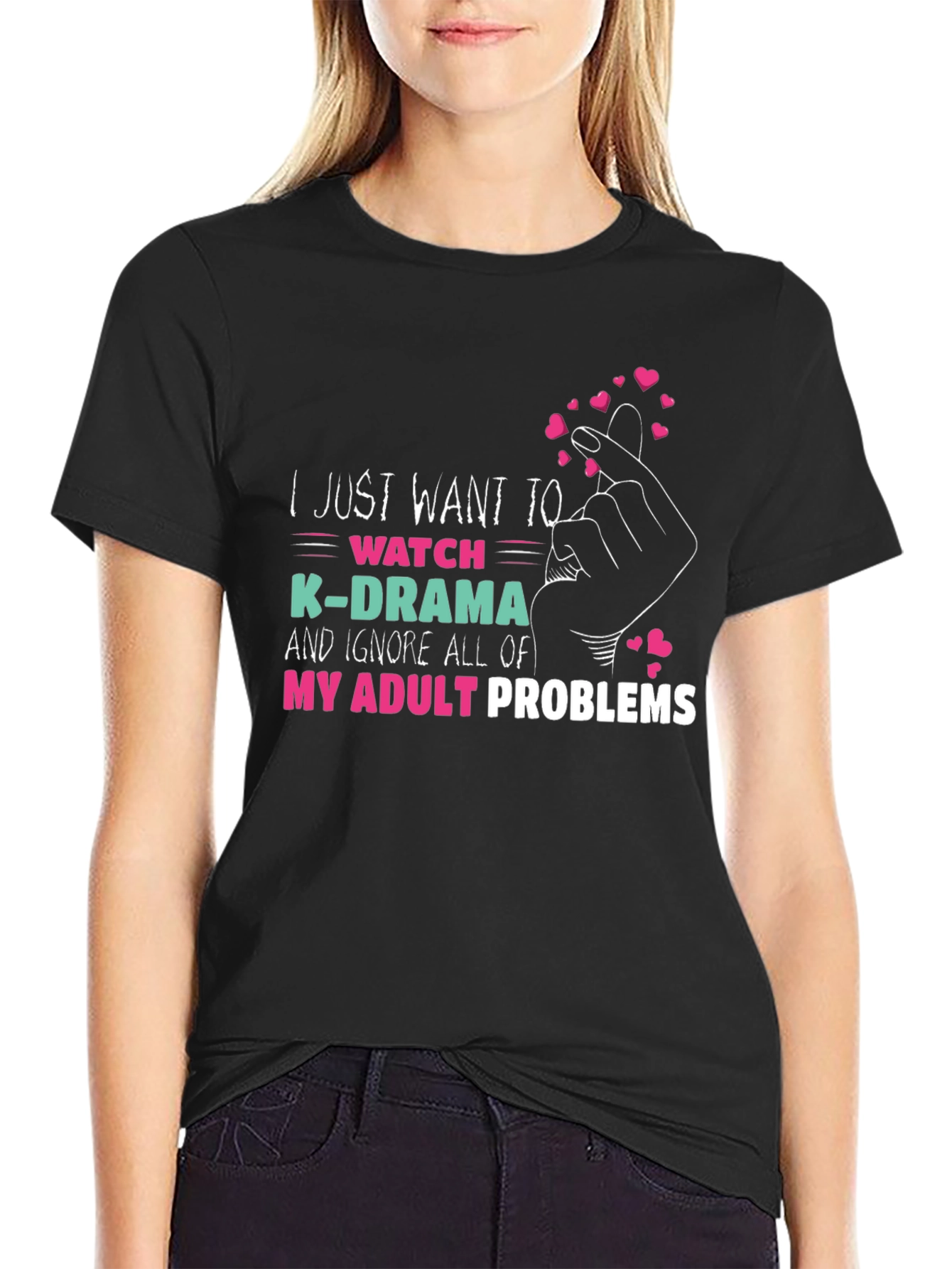 K-Drama Adult Problems T-Shirt - Funny Tee