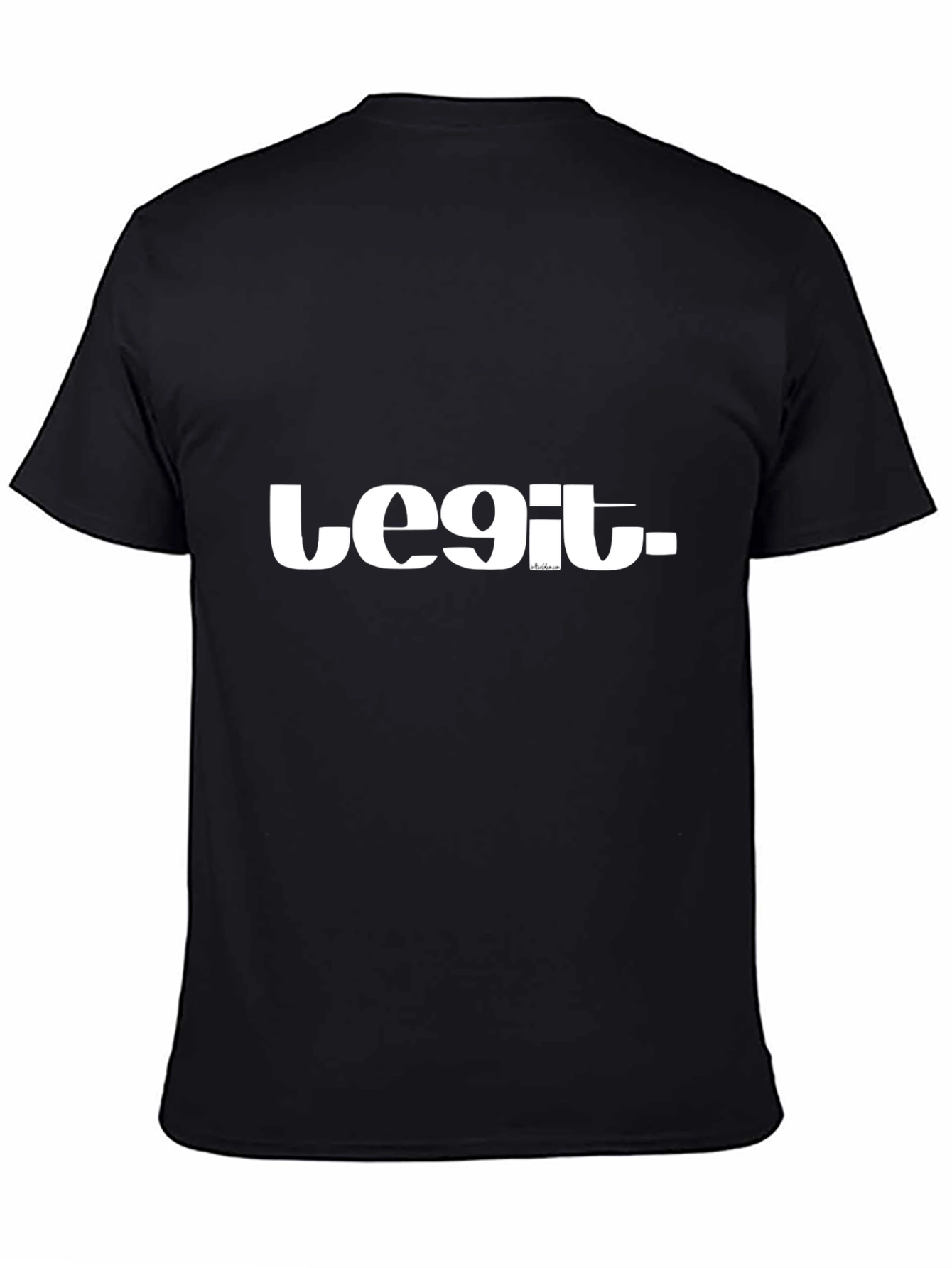 Legit Black Graphic Tee - Mens Style