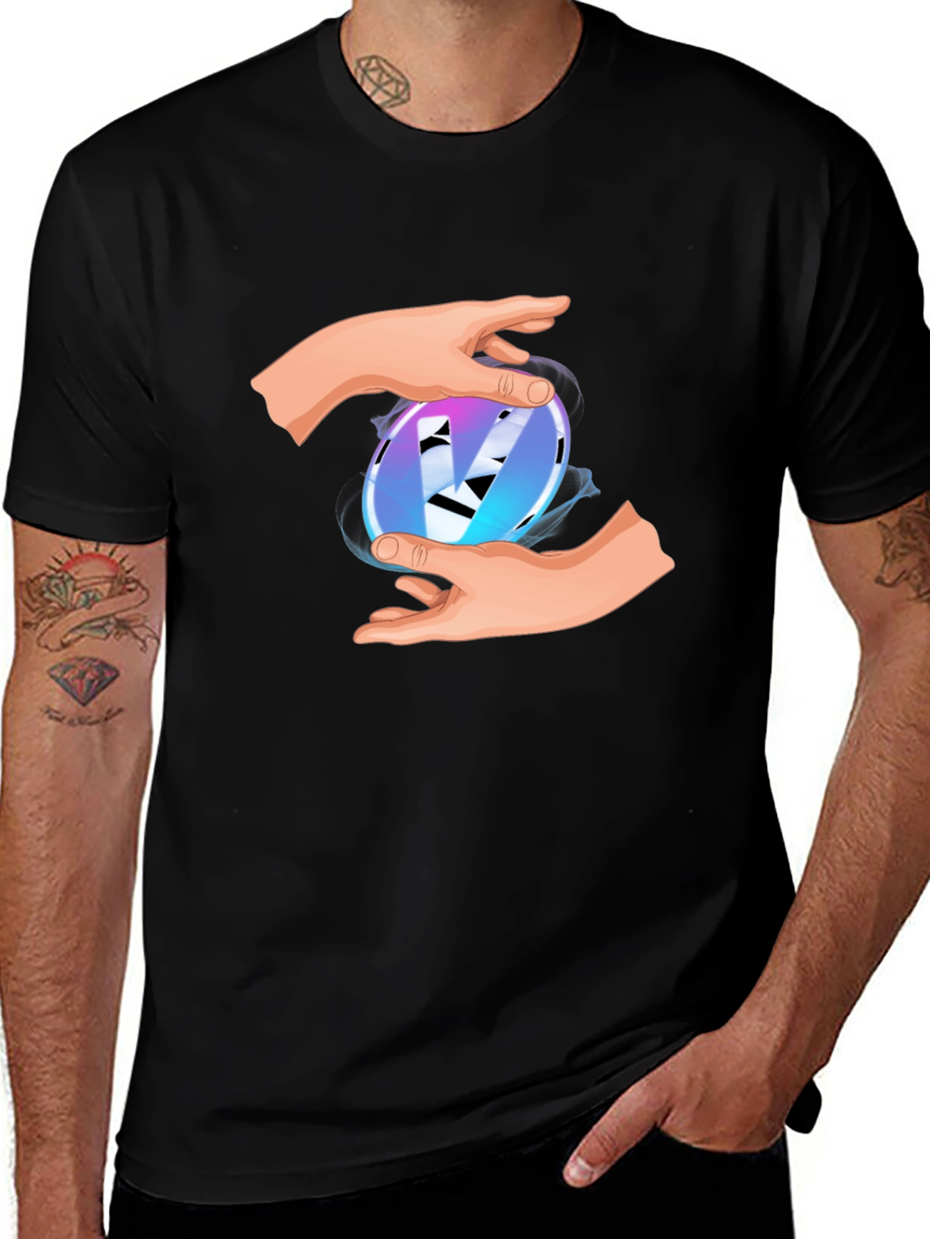 Mystic Orb Black T-Shirt