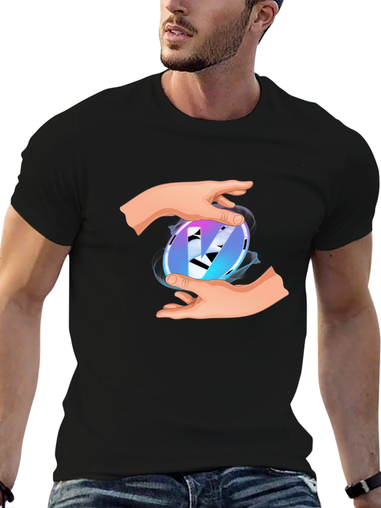 Mystic Orb Black T-Shirt