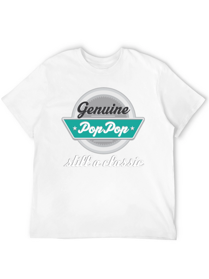 Genuine Pop Pop T-Shirt - Classic Grandpa Style