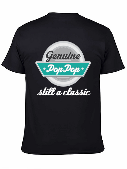 Genuine Pop Pop T-Shirt - Classic Grandpa Style