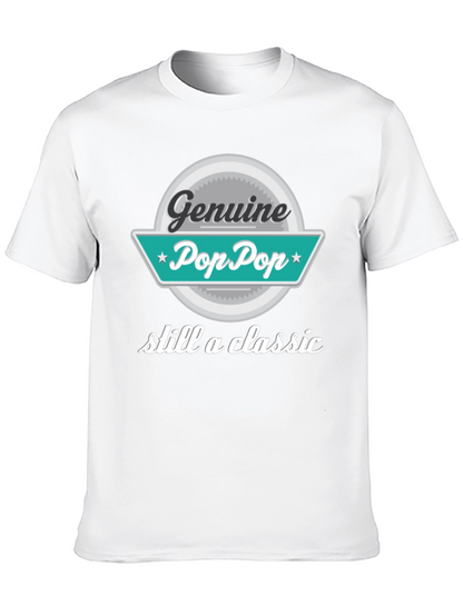 Genuine Pop Pop T-Shirt - Classic Grandpa Style