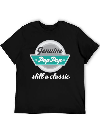 Genuine Pop Pop T-Shirt - Classic Grandpa Style