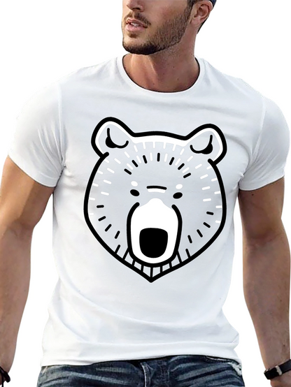 Bear Graphic Black T-Shirt