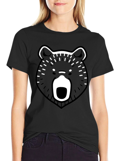 Bear Graphic Black T-Shirt