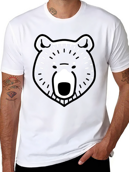 Bear Graphic Black T-Shirt