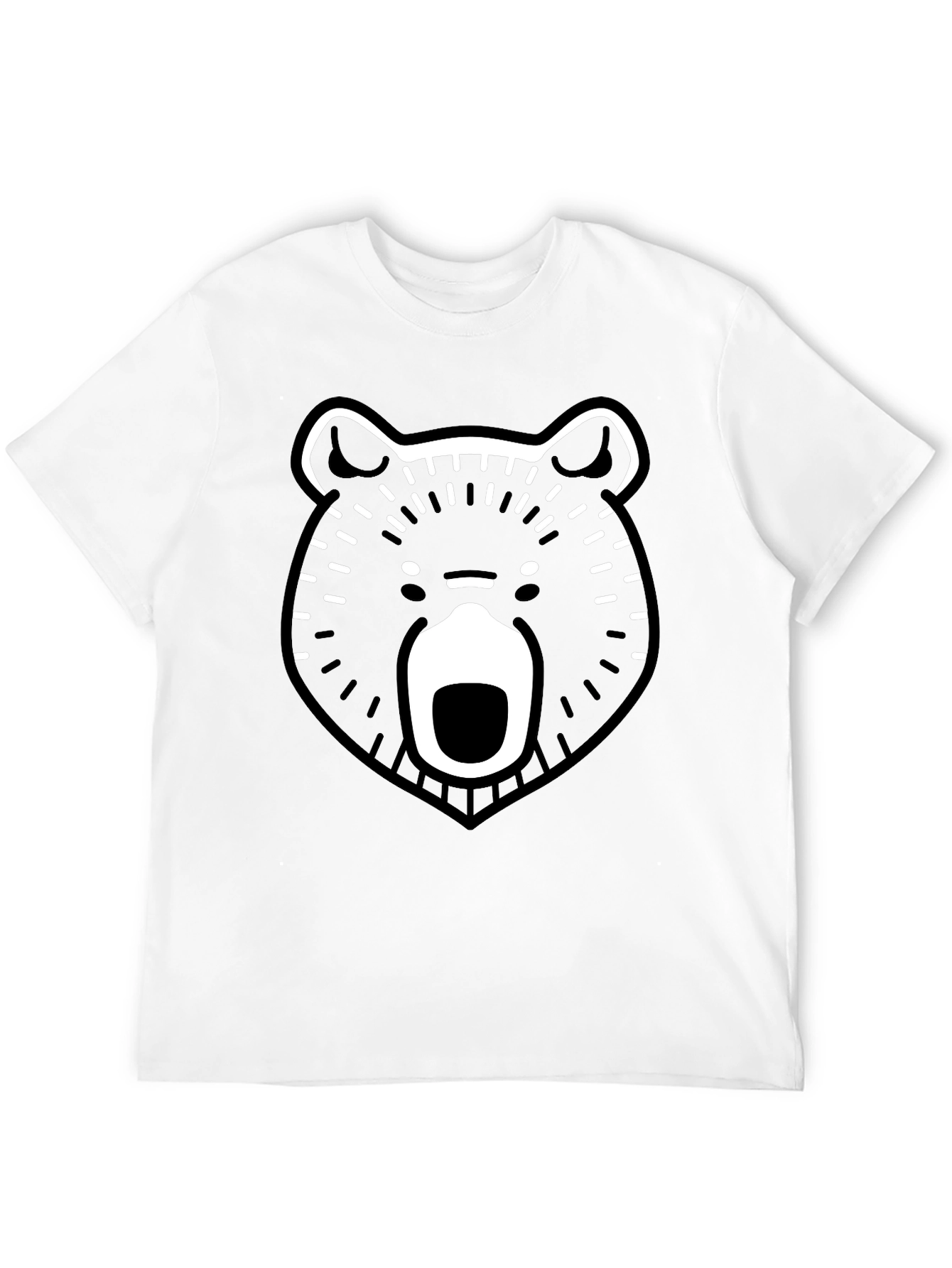Bear Graphic Black T-Shirt