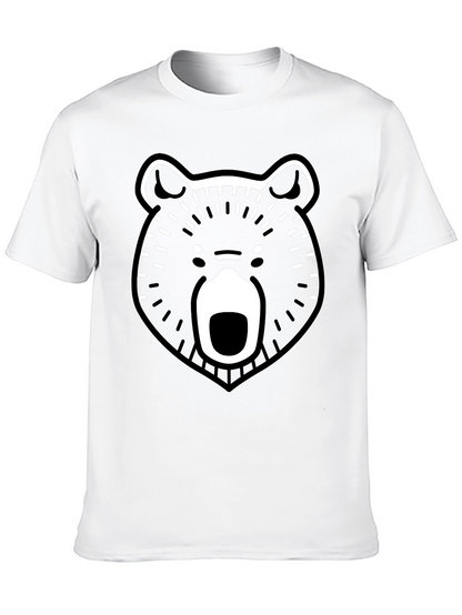 Bear Graphic Black T-Shirt