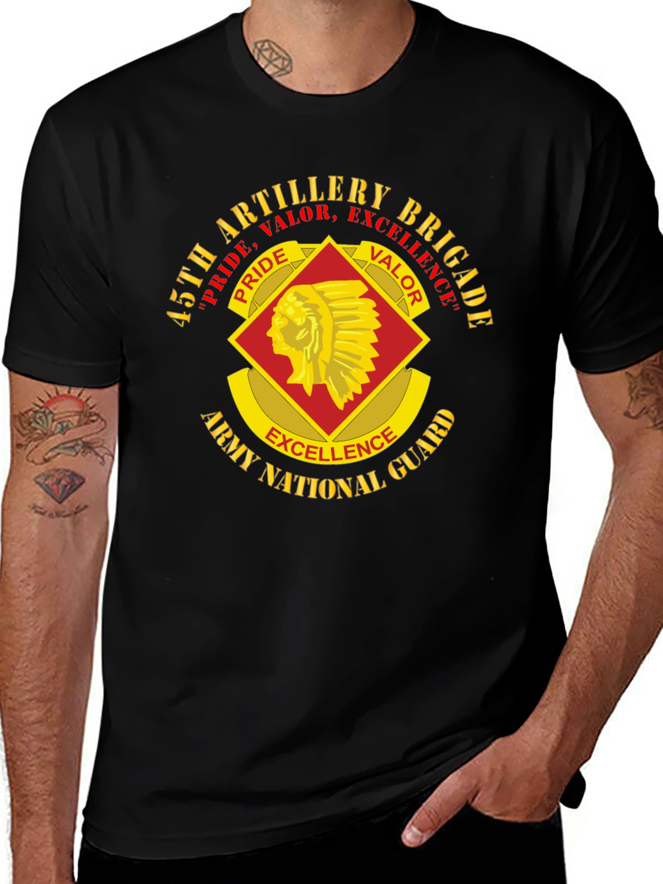 45th Artillery Brigade Army National Guard T-Shirt