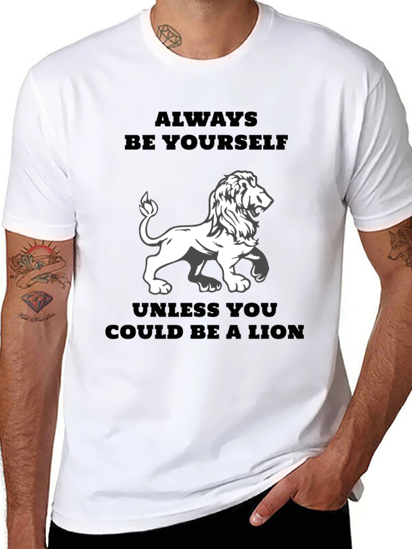 Always Be Yourself Lion T-Shirt