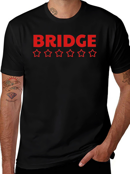Bridge Five Star Rating Black T-Shirt