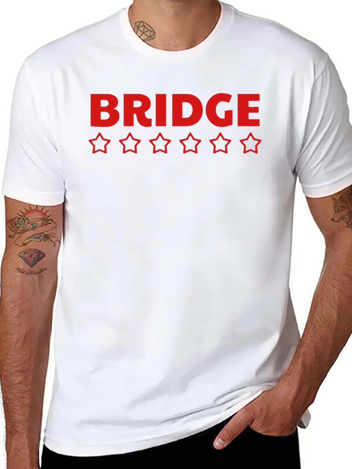 Bridge Five Star Rating Black T-Shirt