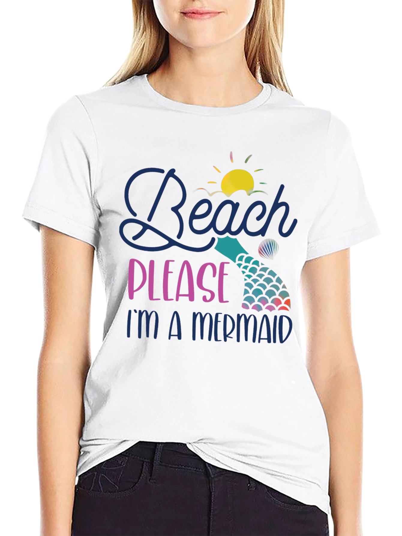 Beach Please Im A Mermaid T-Shirt