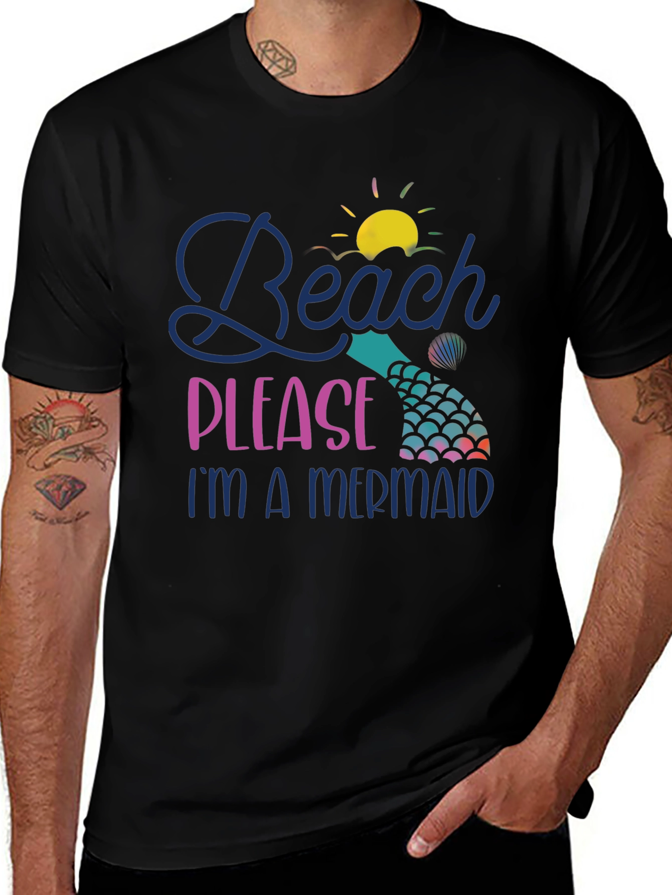 Beach Please Im A Mermaid T-Shirt