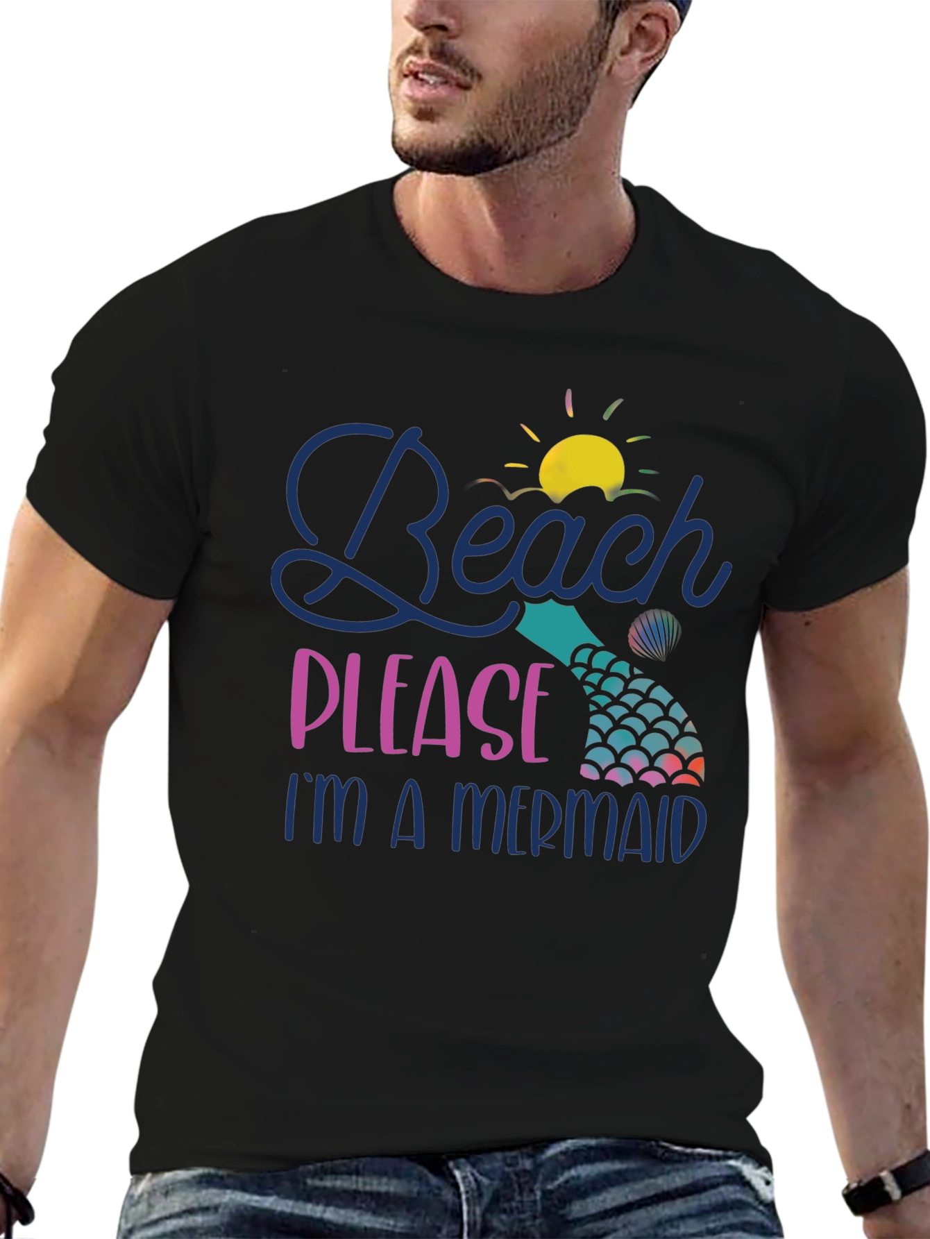 Beach Please Im A Mermaid T-Shirt