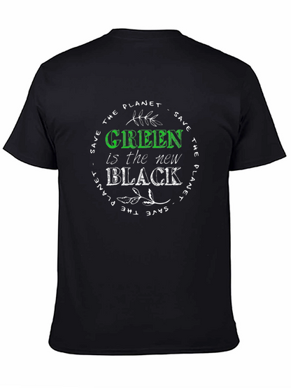 Eco-Friendly Green is the New Black T-Shirt