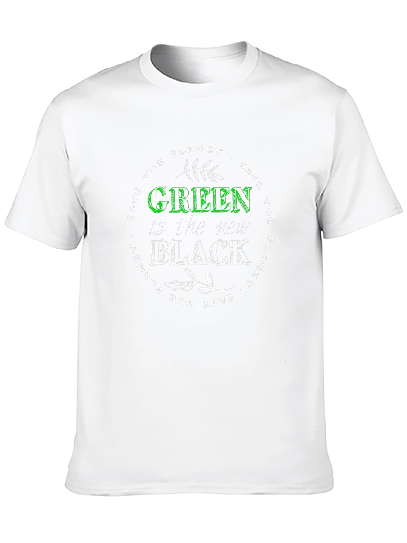 Eco-Friendly Green is the New Black T-Shirt
