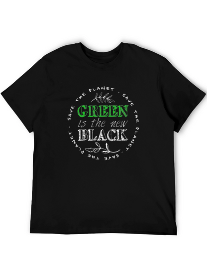 Eco-Friendly Green is the New Black T-Shirt