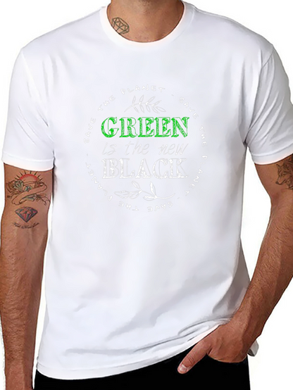 Eco-Friendly Green is the New Black T-Shirt