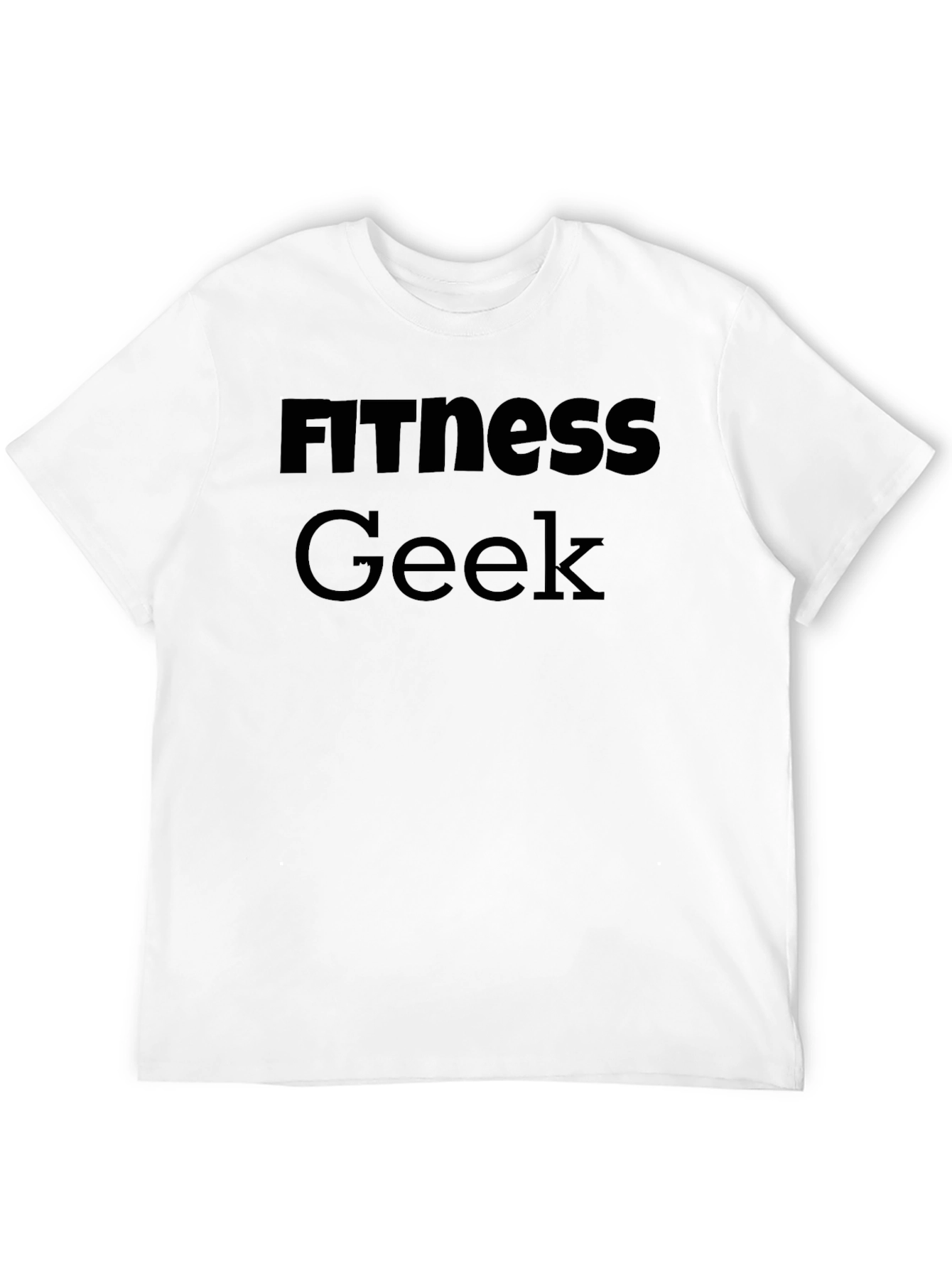 Fitness Geek Black T-Shirt - Gym Workout Apparel