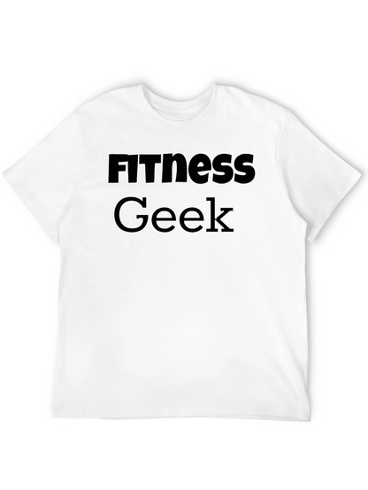 Fitness Geek Black T-Shirt - Gym Workout Apparel