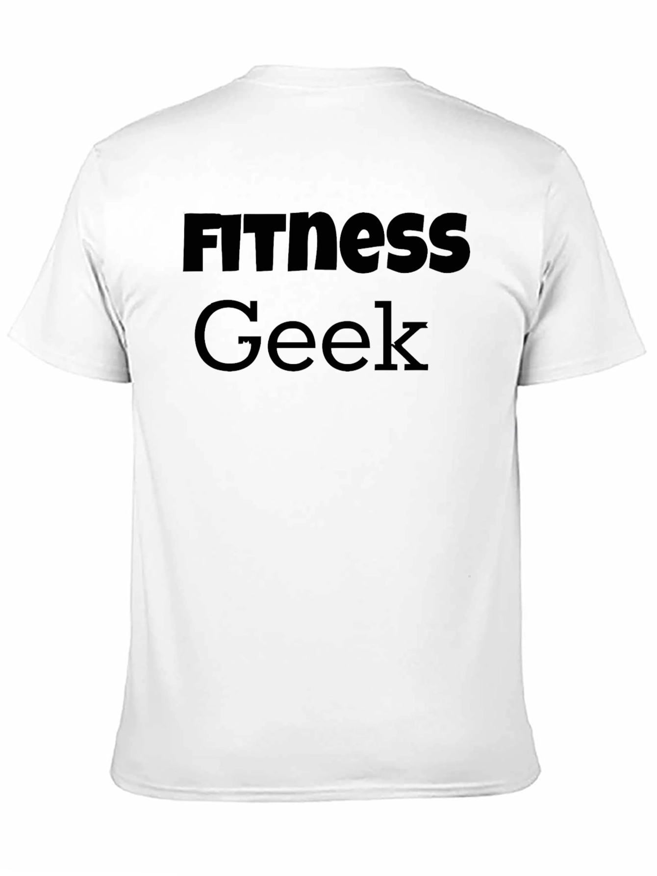 Fitness Geek Black T-Shirt - Gym Workout Apparel