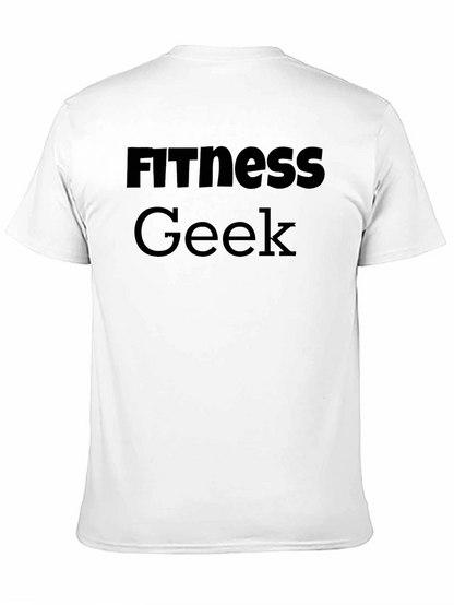 Fitness Geek Black T-Shirt - Gym Workout Apparel
