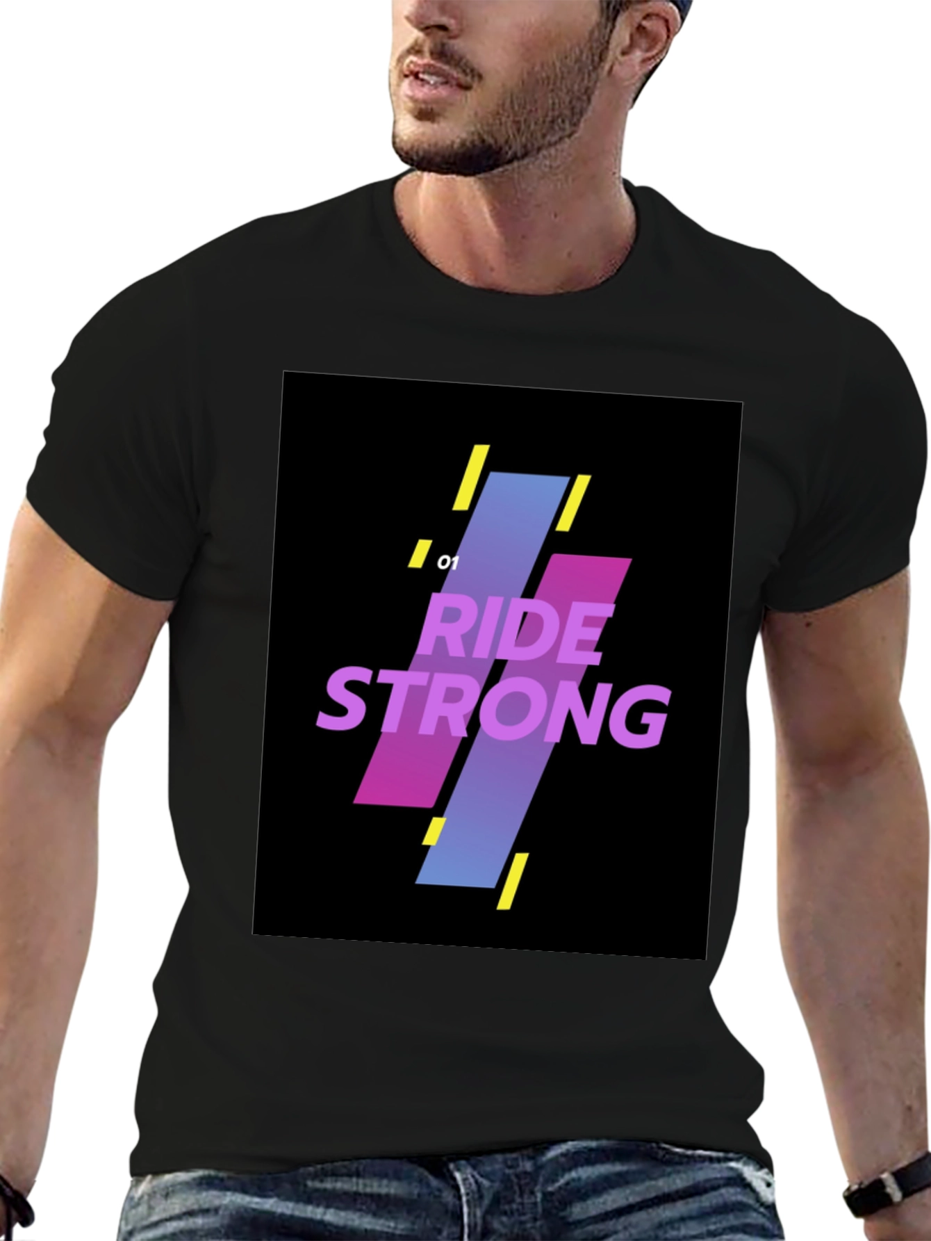 Ride Strong Graphic Tee - Black