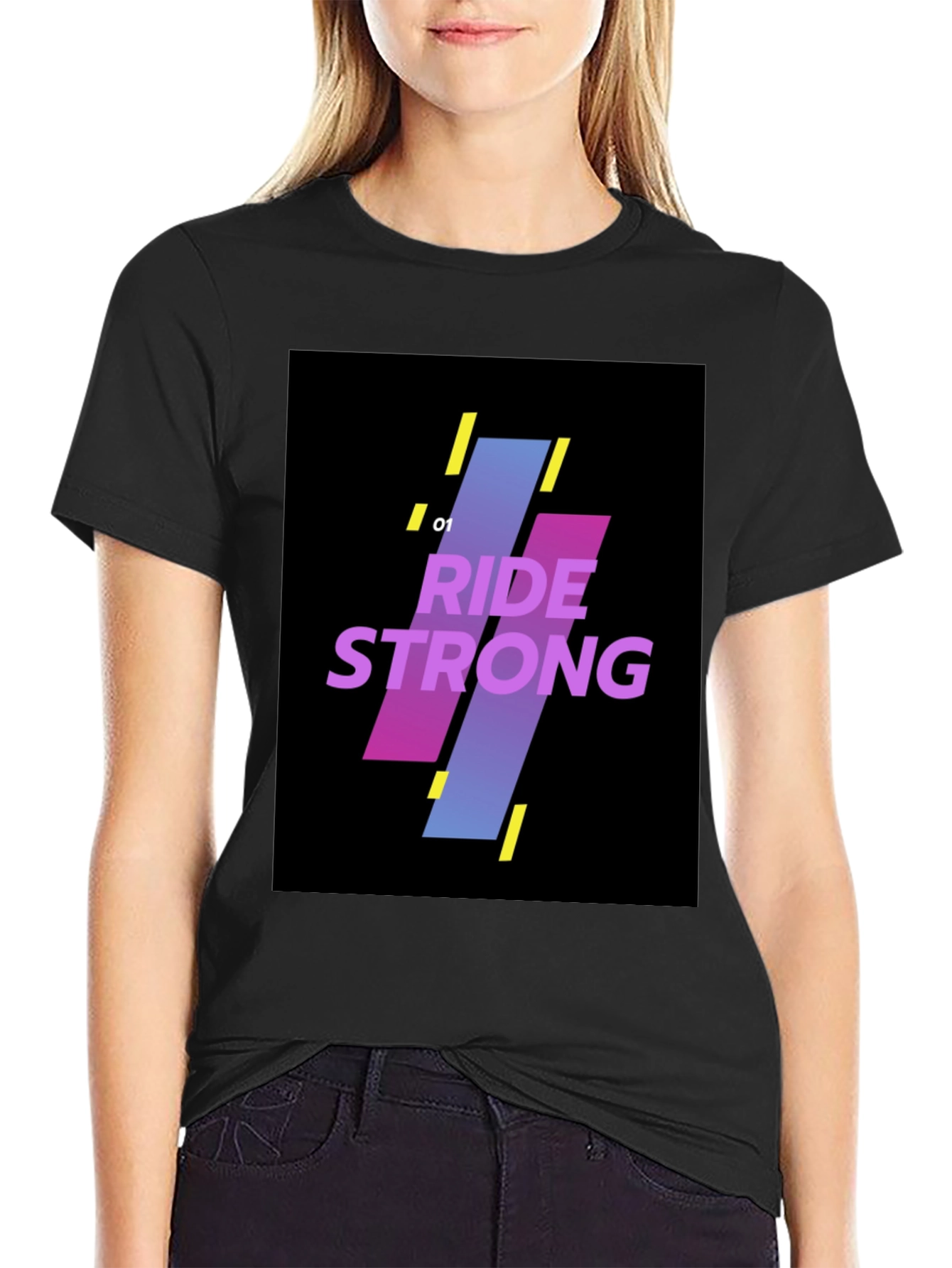 Ride Strong Graphic Tee - Black
