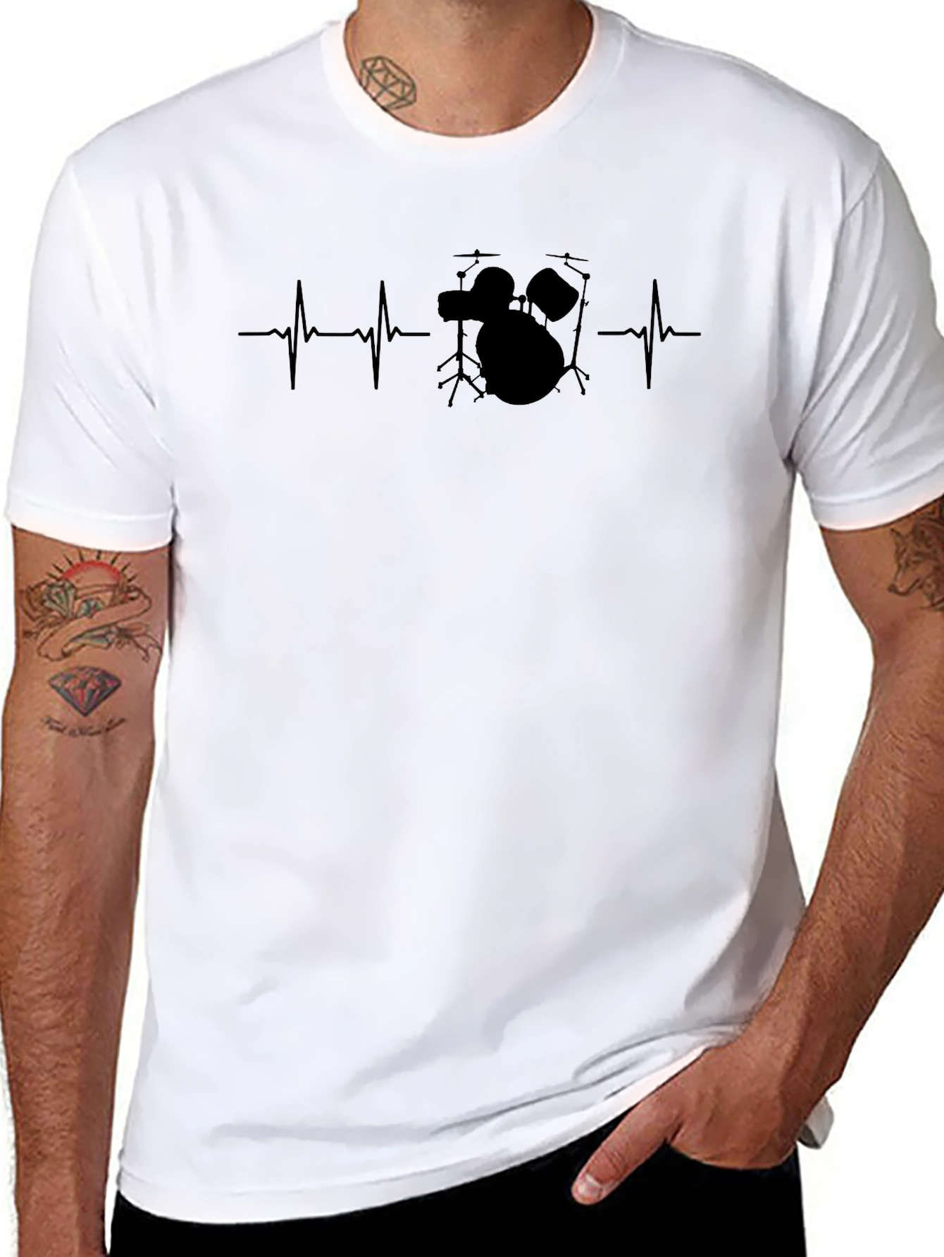 Drum Heartbeat T-Shirt: Rhythm in Your Soul
