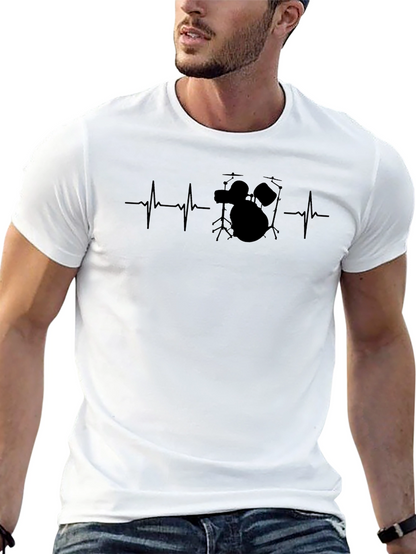 Drum Heartbeat T-Shirt: Rhythm in Your Soul