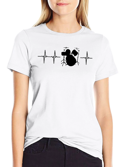 Drum Heartbeat T-Shirt: Rhythm in Your Soul