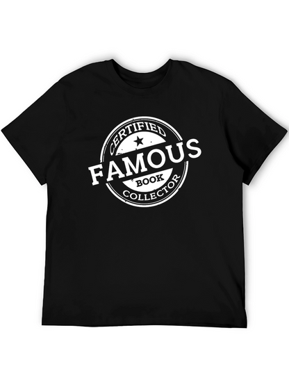 Certified Famous Book Collector T-Shirt