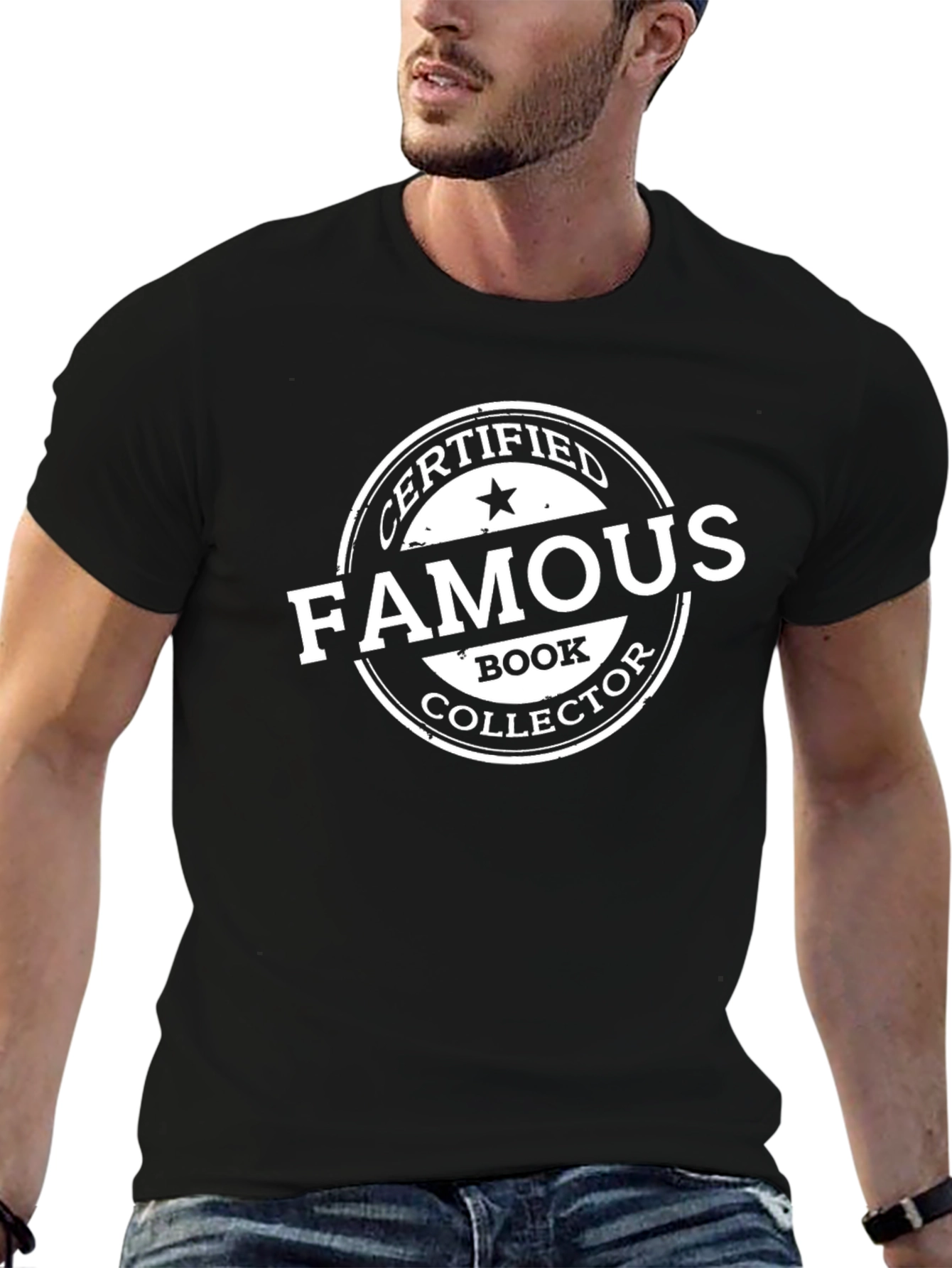 Certified Famous Book Collector T-Shirt