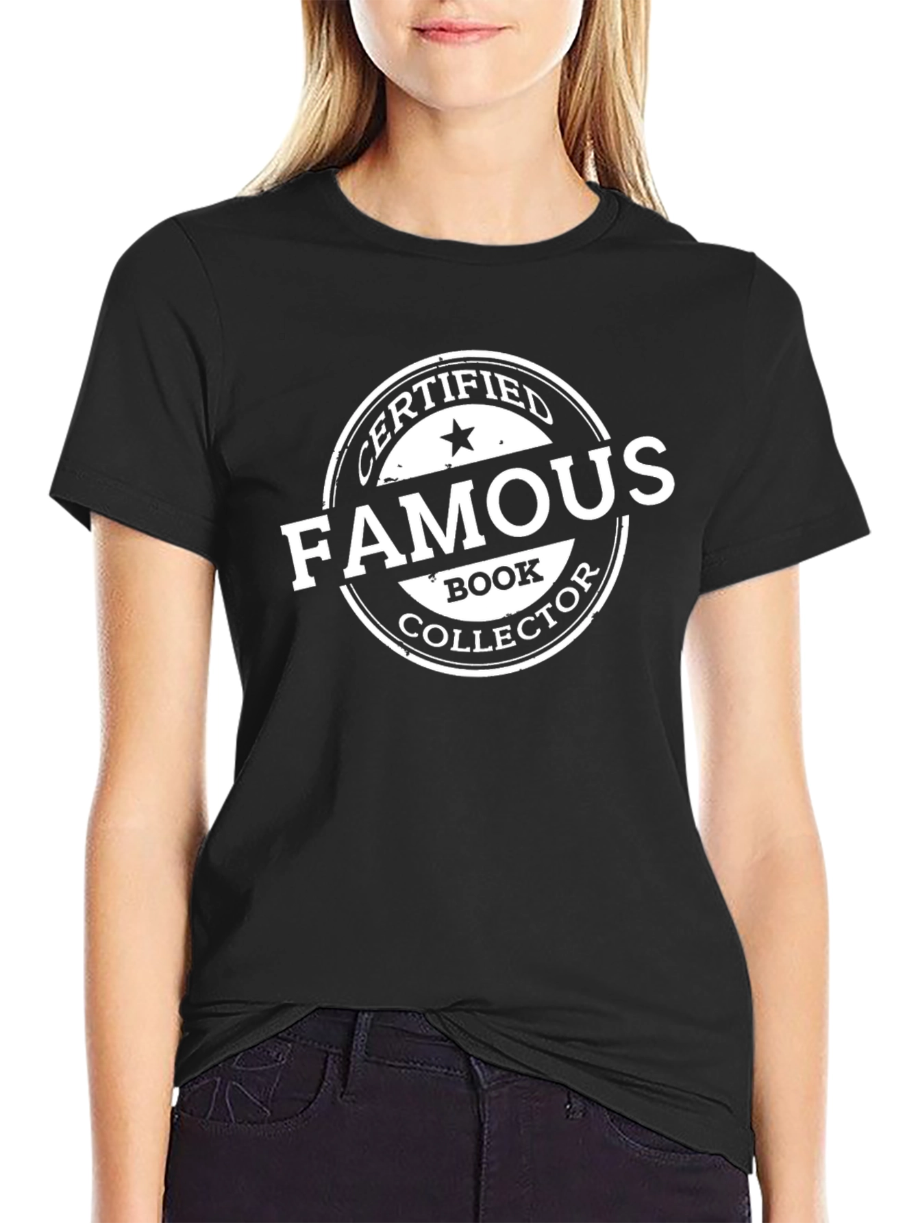 Certified Famous Book Collector T-Shirt